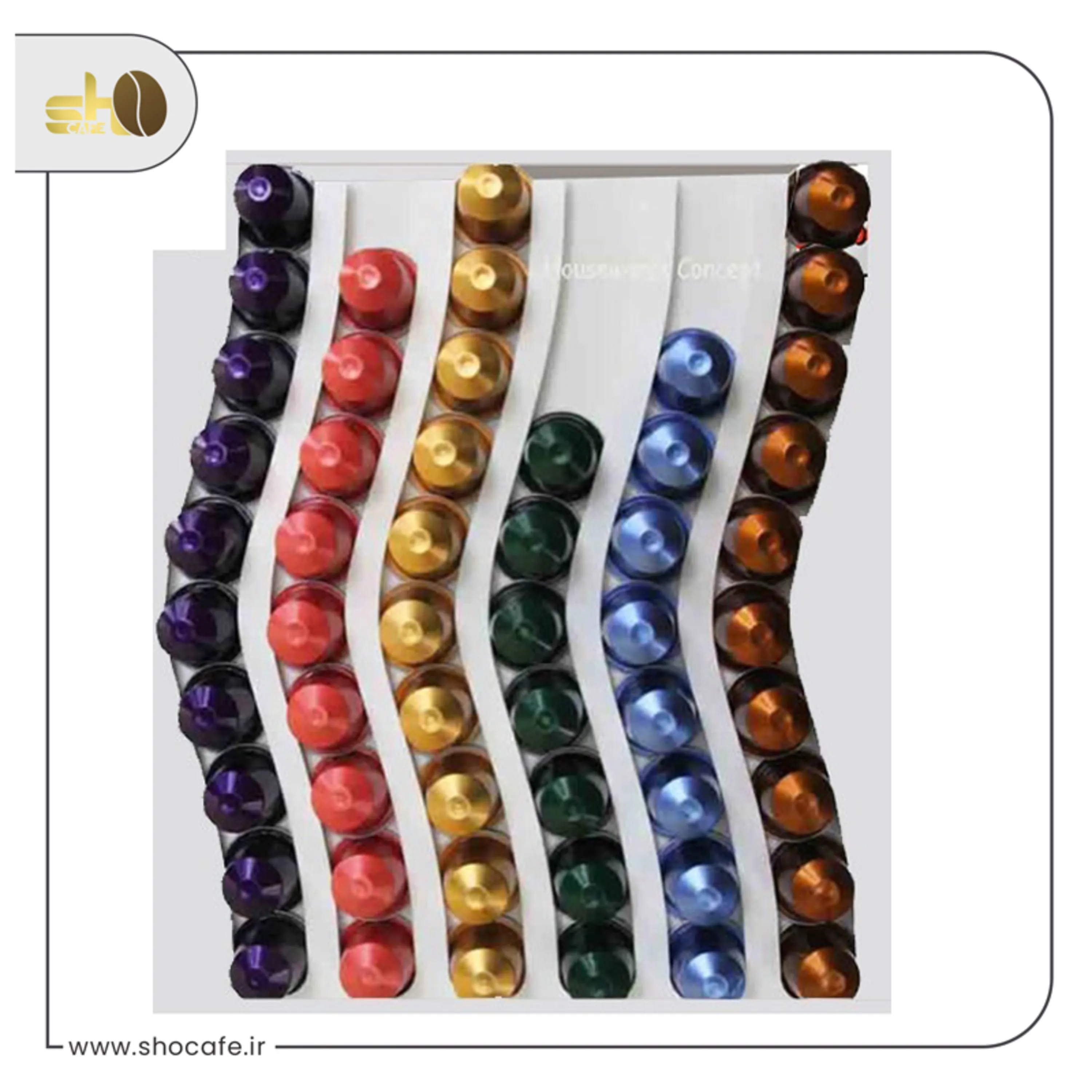 استند کپسول قهوه نسپرسو مدل - سفید-60